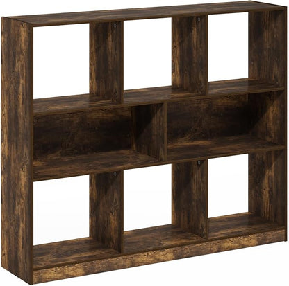 Furinno DALY Book Shelf, 8-Cube Bookshelf, Horizontal Cube Storage Organizer - Image 6