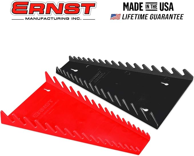 ERNST 16-Tool Wrench Trays, Standard Red and Reverse Black - Image 2