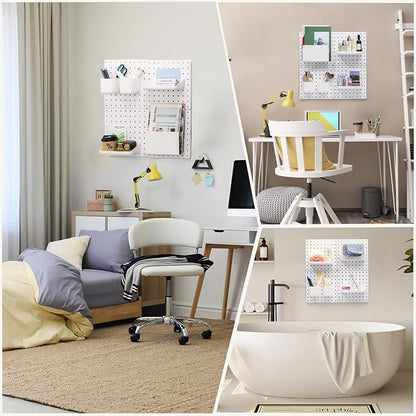 VUSIGN Peg Board Combination Kit, Pegboard Wall Organizer - Image 6