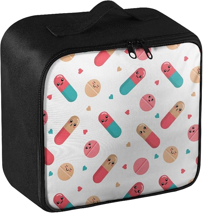 Family Medicine Storage Bag Pill Bottle Organizer by Suohuicp
