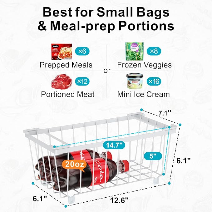 iSPECLE Deep Freezer Organizer Bins - Image 7