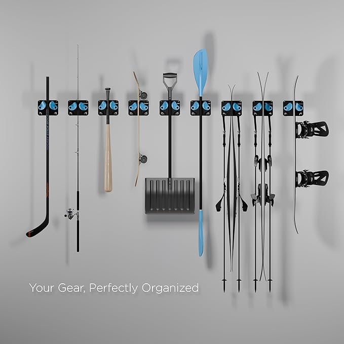 Gravity Grabber Ultimate Ski & Snowboard Wall Storage Rack - Image 5