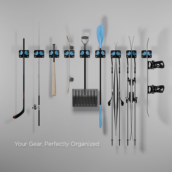 Gravity Grabber Ultimate Ski & Snowboard Wall Storage Rack - Image 5