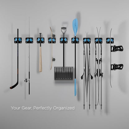 Gravity Grabber Ultimate Ski & Snowboard Wall Storage Rack - Image 5