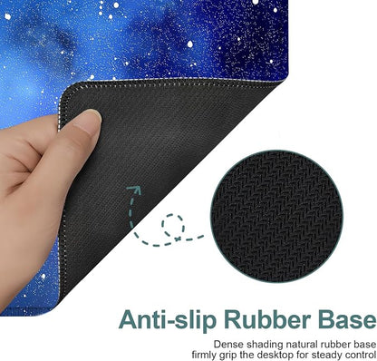 Starry Sky Gaming Mouse Pad 31.5"x11.8"Desk Mat Anti-Slip Rubber Base & Durable - Image 3