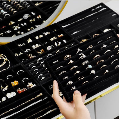 SPAKOWN Jewelry Drawer Organizer Inserts Set of 9, Jewelry Trays - Image 5