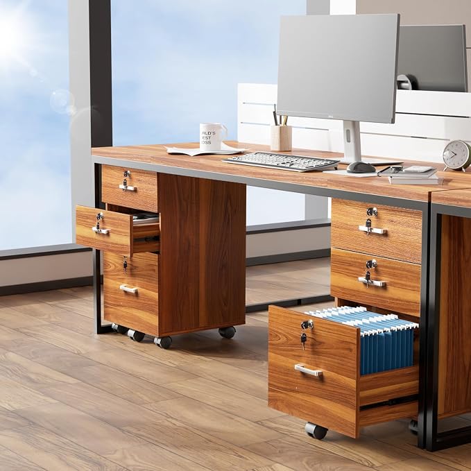 VINGLI 3-Drawer File Cabinet - Image 8