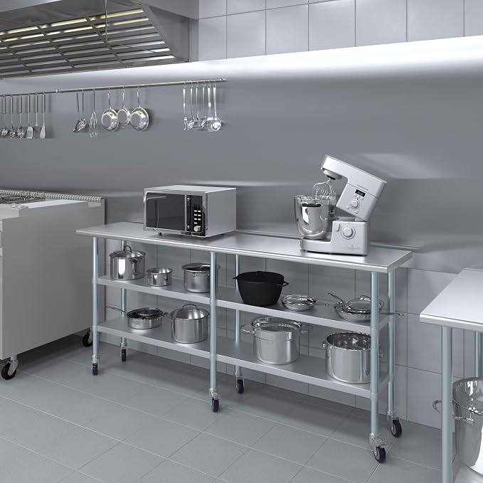AmGood Stainless Steel Work Table - Image 5