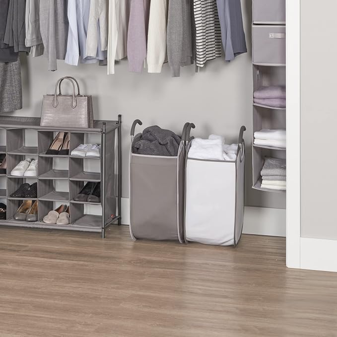Neatfreak - 2 Tier Vertical Rolling Laundry Cart - Rolling Storage Cart On - Image 10