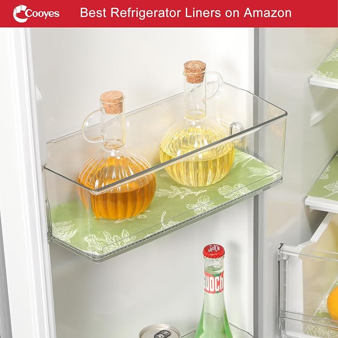 Cooyes Shelf Liner for Refrigerator & Drawer, Non-Adhesive Cabinets Liner for - Image 8