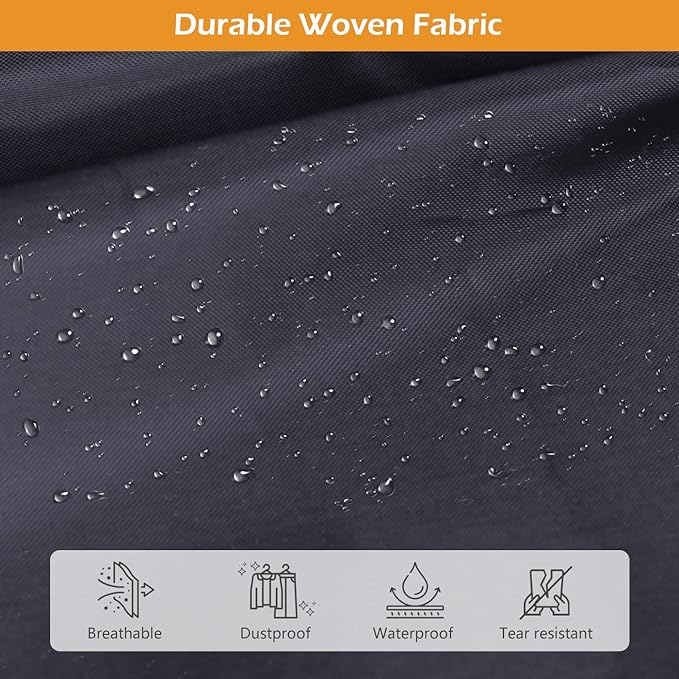 MISSLO 65" Gusseted Hanging Garment Bags - Image 6