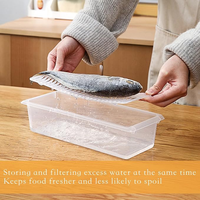Nsmykhg Food Storage Containers, 6 Pack Fridge Organizer Case - Image 4