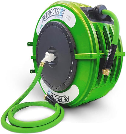 Macnaught Retractable Garden Hose Reel, 60 Ft Water Hose Reel Heavy Duty by MacnaughtUSA