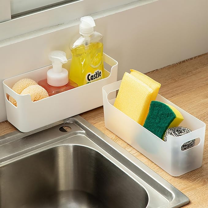 2 Pcs Kitchen Cabinet Door Organizer, Adhesive Mount Inside Cabinet Door Storage - Image 4
