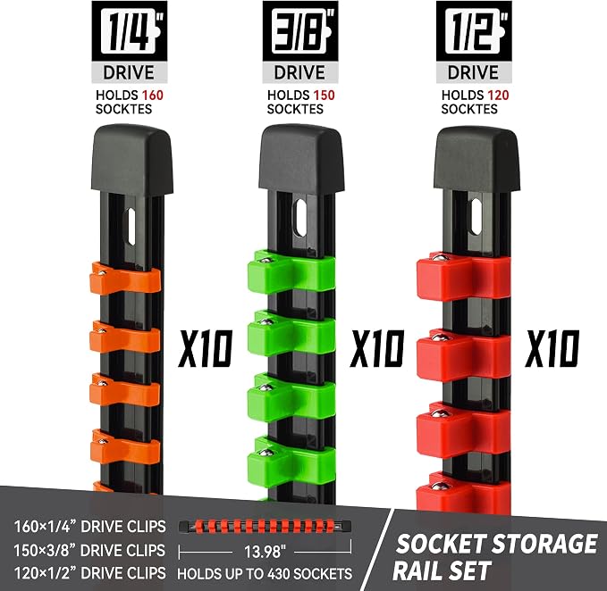 Socket Organizer Drive ABS Tools - Image 2