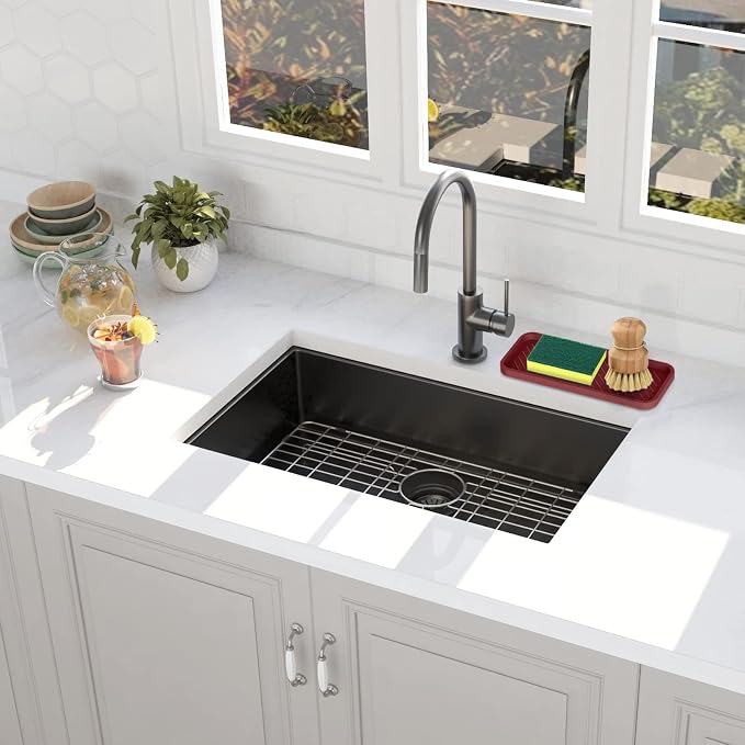 EG-SIPRO Kitchen Sink Organizer Tray, Sponge Holder - Image 5