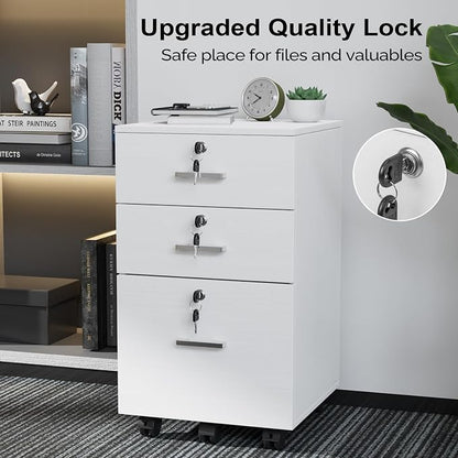 VINGLI 3-Drawer File Cabinet - Image 5