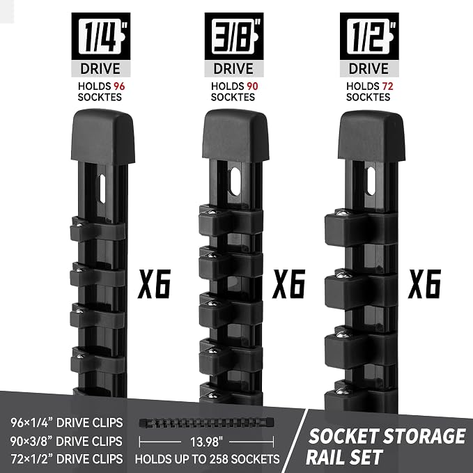 Socket Organizer Drive ABS Tools - Image 2