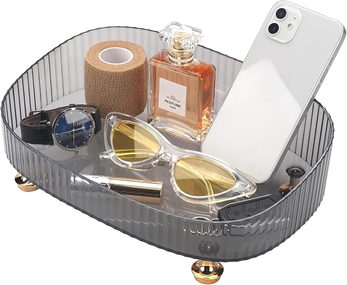 CESTATIVO Makeup Perfume Organizer, Bathroom Vanity Tray, Decorative Dresser - Image 4