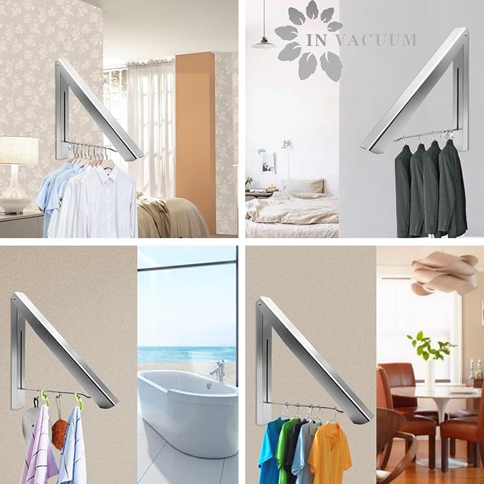 IN VACUUM Drying Racks for Laundry Foldable, Retractable Clothes Folding Indoor - Image 2