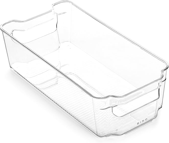 BINO | Stackable Plastic Storage Bins, Medium by BINO