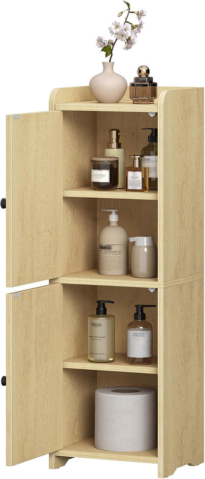 Hzuaneri Bathroom Storage Cabinet, Small Corner Floor Cabinet - Image 9