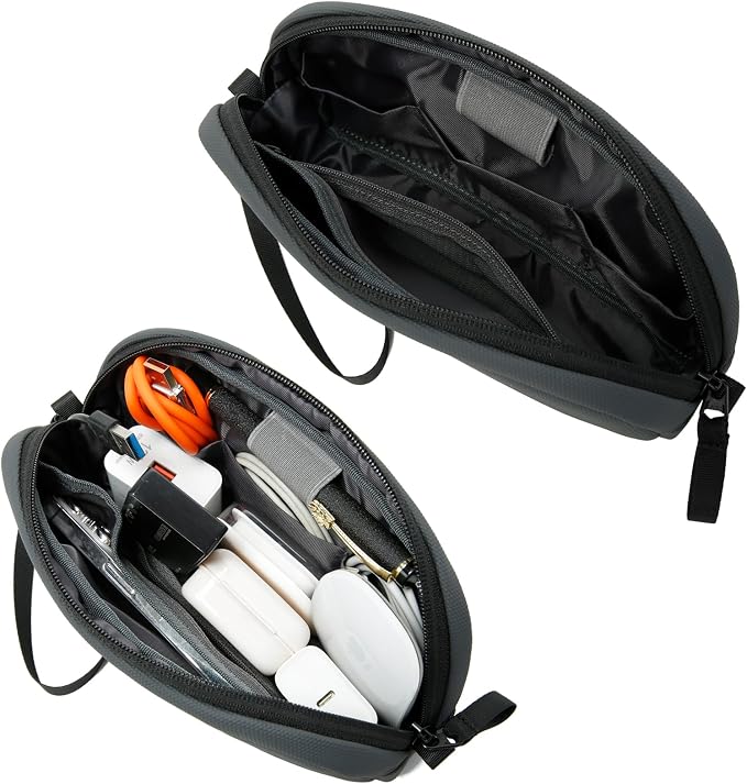 BANGE Tech Organizer Travel Case, Tech Accessories Pouch Carry Storage Bag - Image 3