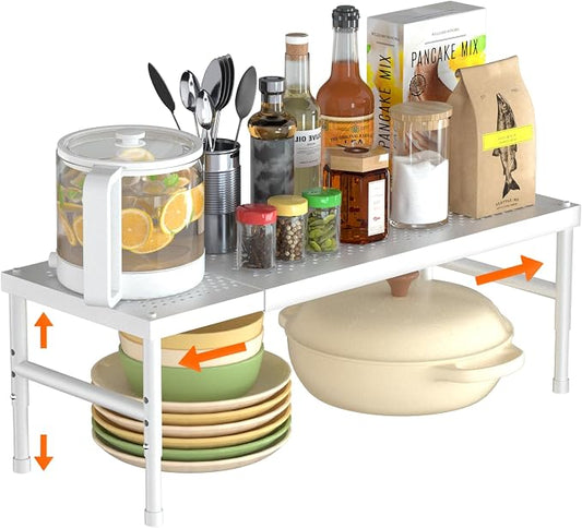Kitchen cabinet organizer shelf, Spice Racks, Counter Shelf by WELCOMETOHININGER