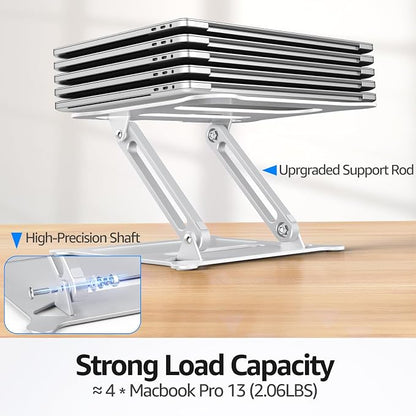 Urmust Laptop Notebook Stand Holder Adjustable Ultrabook Stand Riser Portable - Image 5