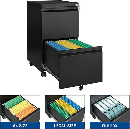 2 Drawer Vertical File Cabinet - Image 6