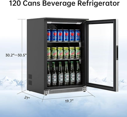 Weili 20 Inch Built in Beverage Refrigerator - Image 2