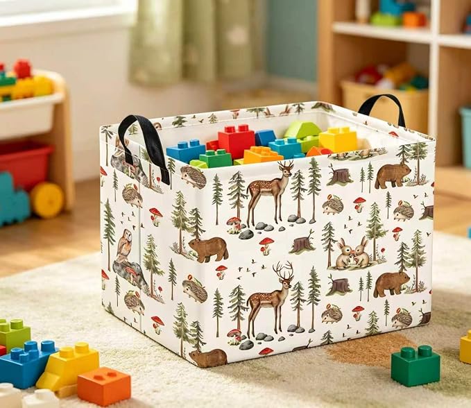 Rectangular Baby Kids Storage Basket - Image 5