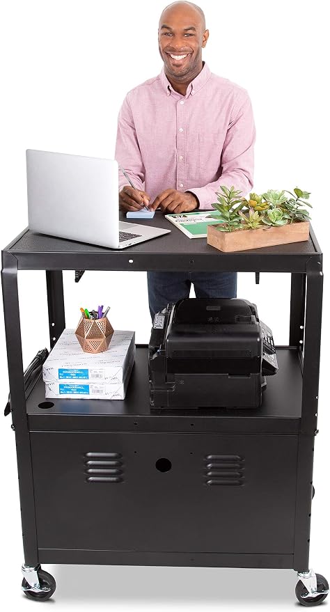 Line Leader Extra Wide AV Cart - Image 8