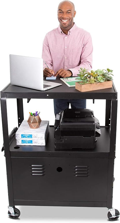 Line Leader Extra Wide AV Cart - Image 8