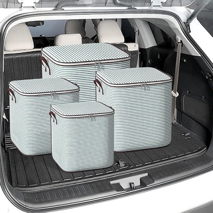 Clothes Storage Bins, 210L Foldable Blanket Storage Bags, Closet Organizers and - Image 7