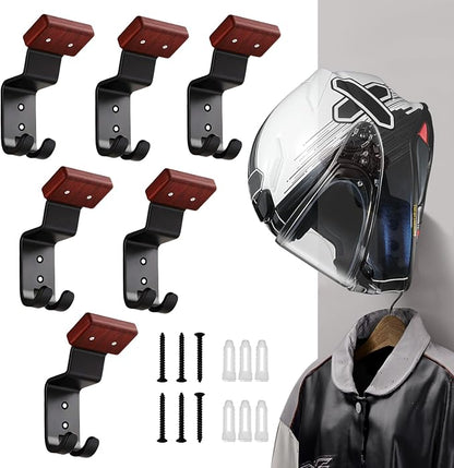 Motorcycle Helmet Holder Wall Mount by Unknown