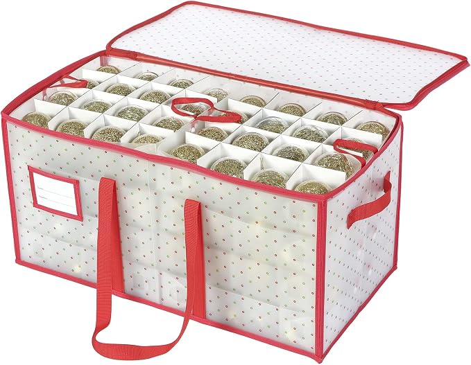 Sattiyrch Plastic Christmas Ornament Storage Box by Sattiyrch
