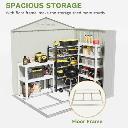Patiowell 6x4 FT Outdoor Storage Shed - Image 3