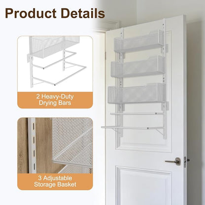 VyGrow Over The Door Clothes Hanging Rod - Image 4