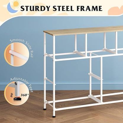 WLIVE 7 Drawer Dresser TV Stand, Entertainment Center, Media Console Table - Image 7