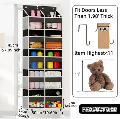 5-Tier Heavy Duty Over the Door Organizer - Image 2