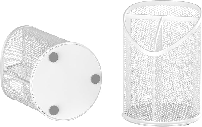 2 Pack Pen Holder Mesh Round Pencil - Image 3