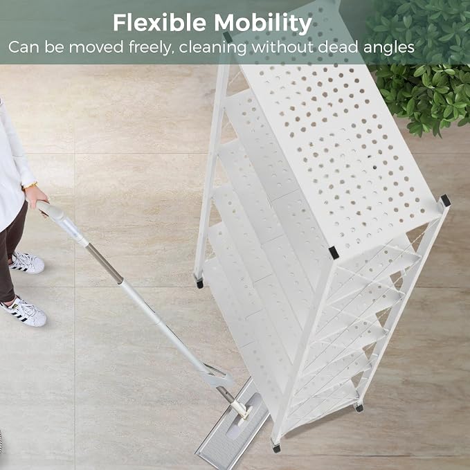 DEANIC 6-Shelf Folding Bookcase - Image 8