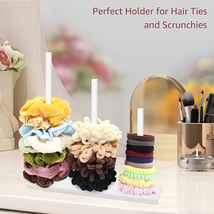 SMUK 3-Tiers Acrylic Scrunchie Holder Organizer - Image 5