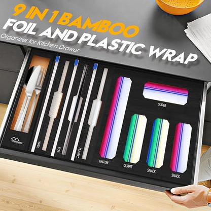 9 in 1 Foil and Plastic Wrap Dispenser - Image 3