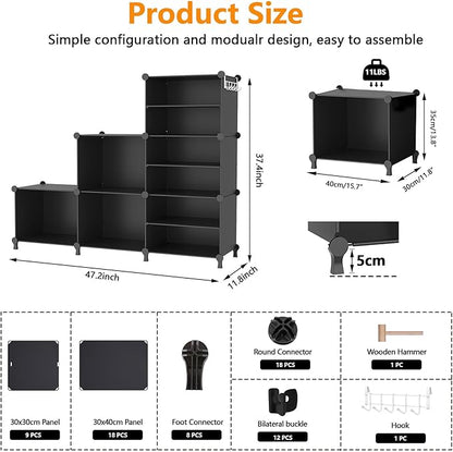 AWTATOS 6 Cube Closet Organizer Storage Shelves - Image 3