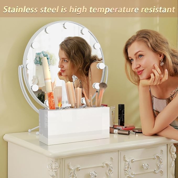 Hair Tool Organizer, Wall Mount Hair Dryer Holder - Image 6