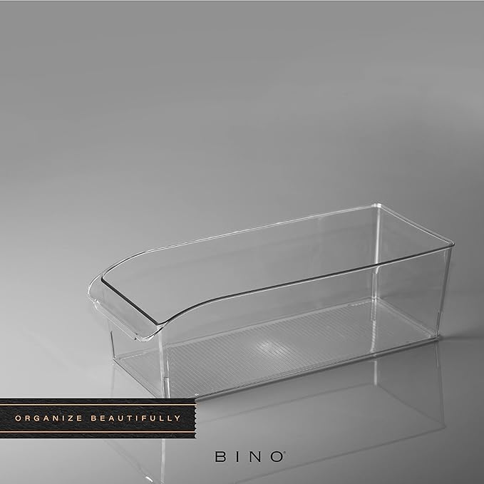 BINO | Plastic Storage Bins, Large | THE CURVE COLLECTION | Multi-Use Fridge / - Image 6