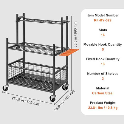 VEVOR Garden Tool Organizer, 16 Slots - Image 7
