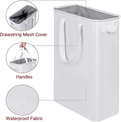 efluky Slim Laundry Basket, Narrow Laundry Hamper - Image 3